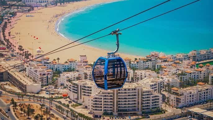 Agadir Seilbahn & Stadtrundfahrt